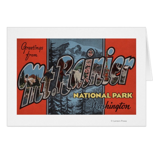 Parc d'état du Mont Rainier, Washington (Devant horizontal)