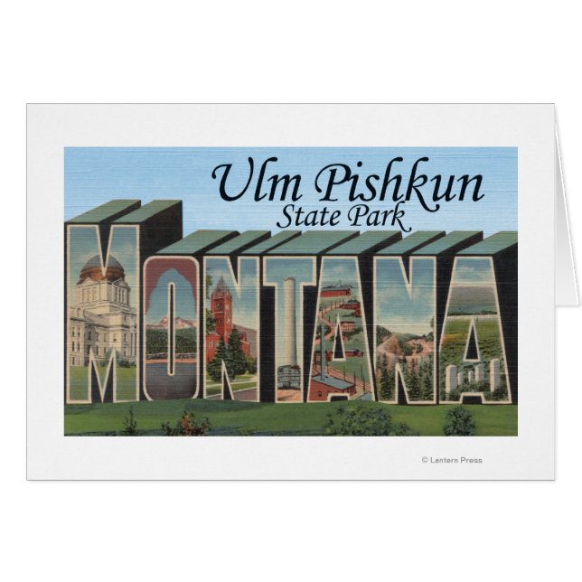 Parc d'état d'Ulm Pishkun, Montana (Devant horizontal)