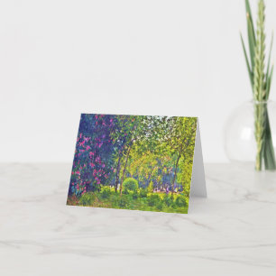 Parc Monceau Claude Monet Card