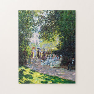 Parc Monceau Claude Monet painting Jigsaw Puzzle