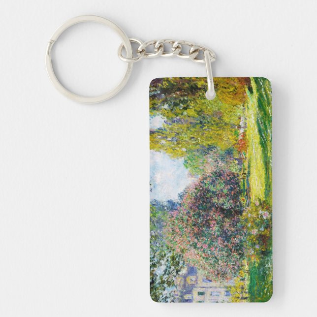 Parc Monceau, Paris Claude Monet Keychain (Front)