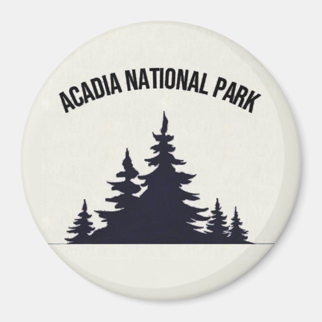 Parc national Acadia Magnet de souvenirs (Devant)
