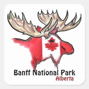 Parc national Banff Alberta Canada Autocollants po