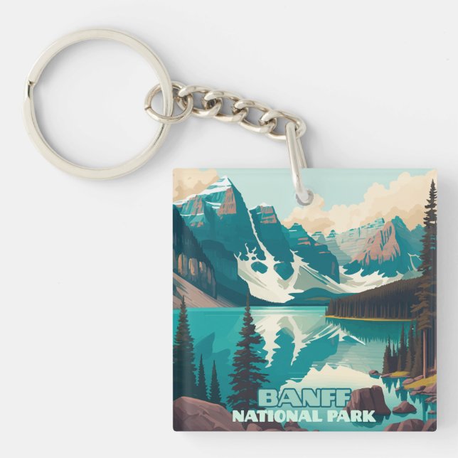 Parc national Banff Moraine Lac Retro (Devant)