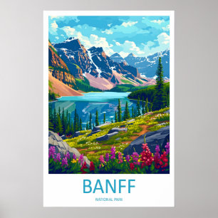 Parc national de Banff Impression de voyage Art mu