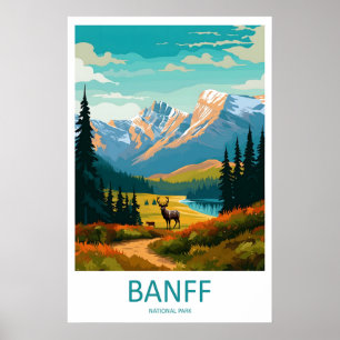 Parc national de Banff Impression de voyage Art mu
