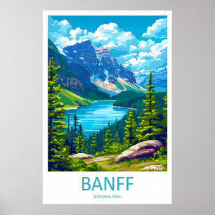 Parc national de Banff Impression de voyage Art mu
