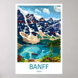 Parc national de Banff Impression de voyage Art mu