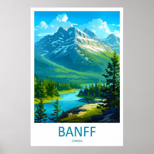 Parc national de Banff Impression de voyage Art mu