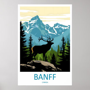 Parc national de Banff Impression de voyage Art mu