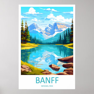 Parc national de Banff Impression de voyage Art mu