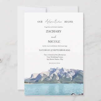 Parc national de Banff - Invitation de mariage
