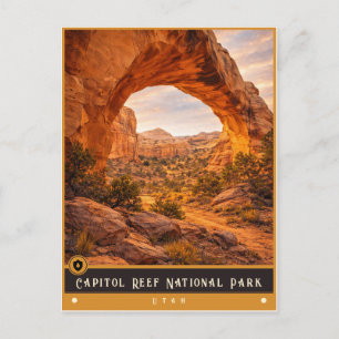 Parc national de Capitol Reef Utah Carte postale