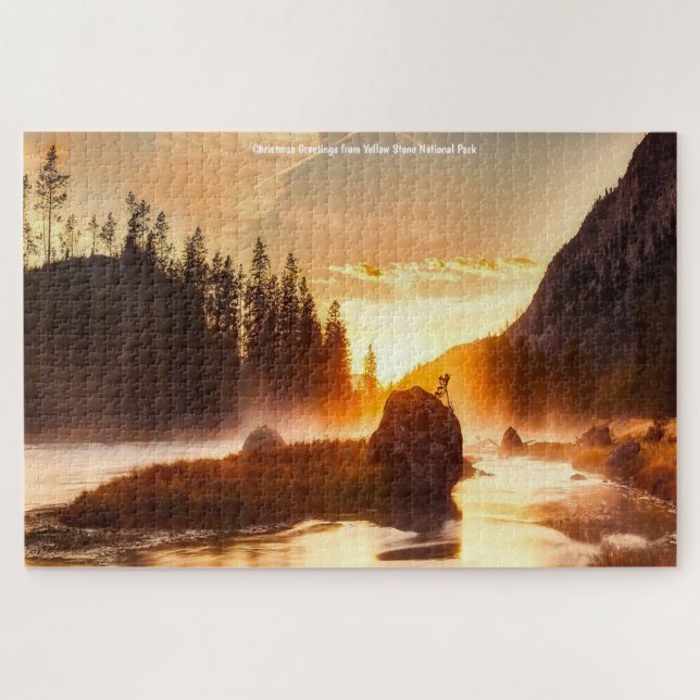 Parc national de la Pierre Jaune. Jigsaw Puzzle (Horizontal)