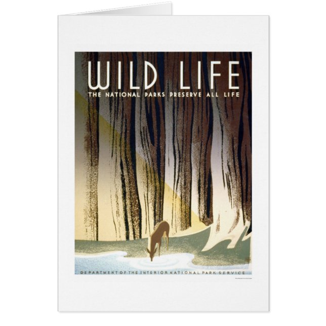 Parc national de la vie sauvage WPA 1940 (Devant)