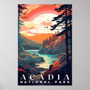 Parc national de l'Acadie, Parcs nationaux Poster 