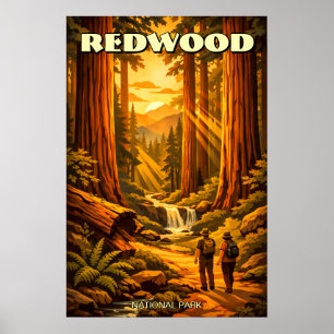 Parc national de Redwood Retro Art Déco Tourisme