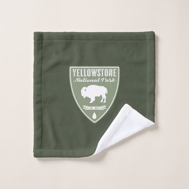 Parc national de Yellowstone Bison (Gant de toilette)