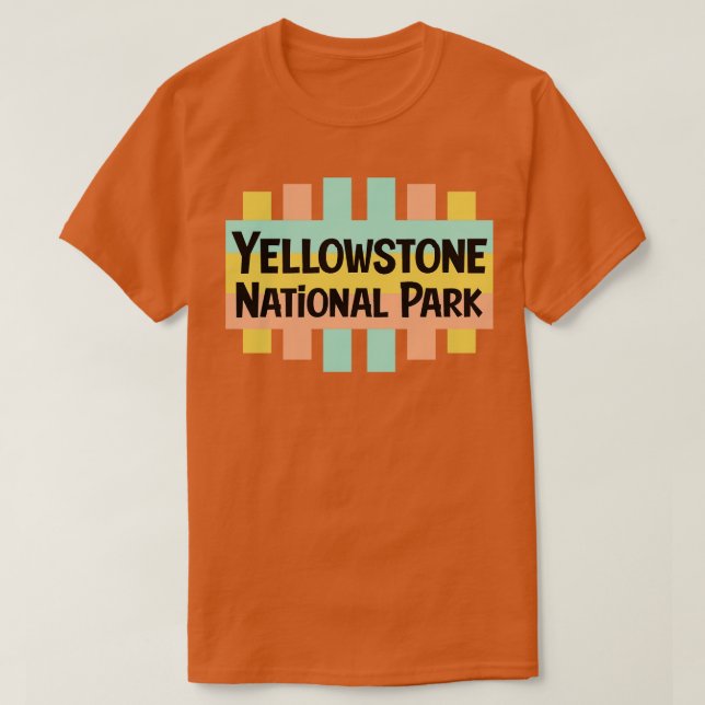 Parc national de Yellowstone TShirt 8 (Design devant)
