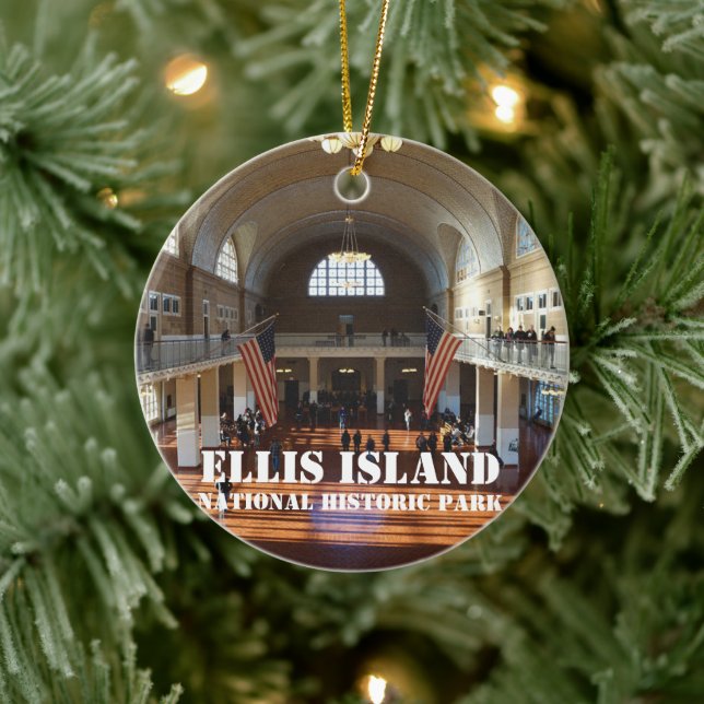 Parc national d'Ellis Island Ornement de Noël (Arbre)
