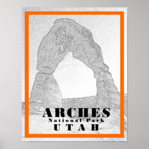 Parc national des Arches - 11 x 14 Poster