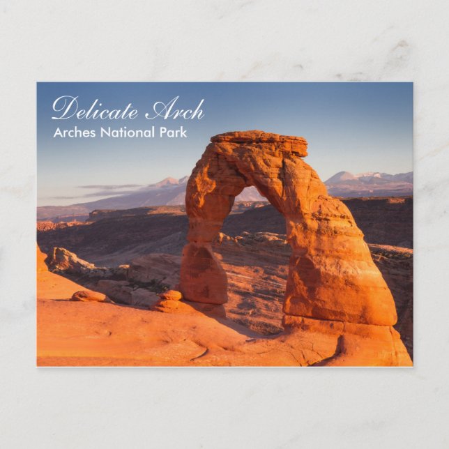 Parc national des Arches - Carte postale de l'Arc (Devant)