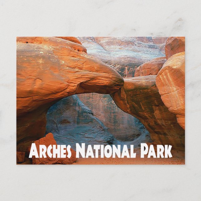 Parc national des Arches, carte postale Moab Utah (Devant)