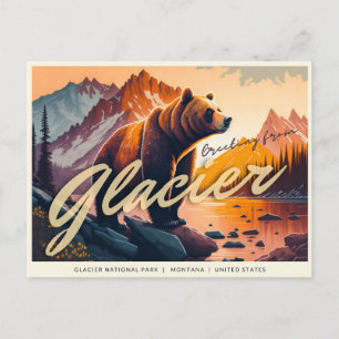 Parc national des Glaciers, Montana Carte postale