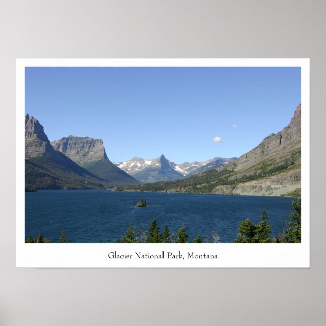 Parc national des Glaciers - Poster de vue sur le  (Devant)