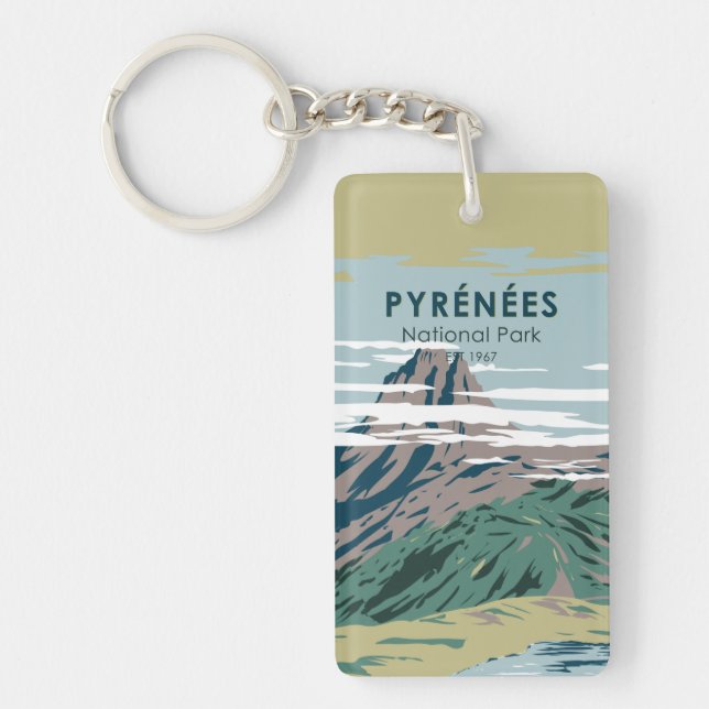 Parc national des Pyrénées France Vintage (Devant)
