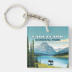 Parc national du lac Clark Vintage voyage de l'Ala
