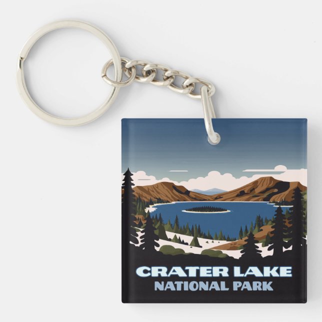 Parc national du lac Crater Oregon Neige (Devant)