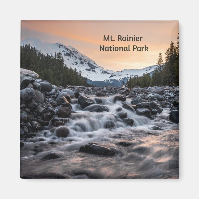 Parc national du Mont-Rainier Magnet de souvenirs (Devant)