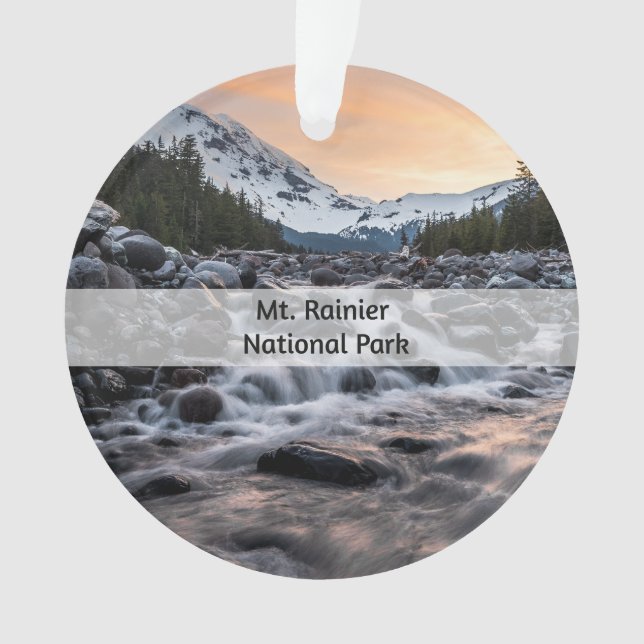 Parc national du Mont-Rainier Souvenir Noël (devant)
