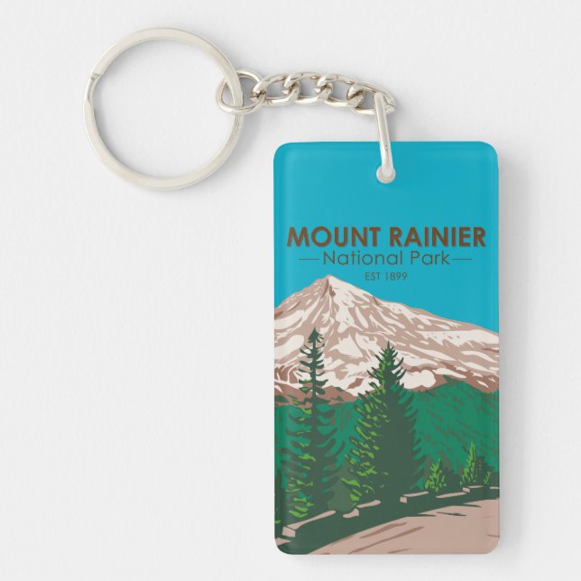 Parc national du Mont Rainier Washington Vintage (Devant)