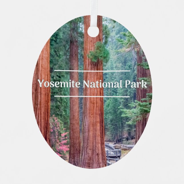 Parc national du Yosemite Ornement d'arbre de Noël (Recto)