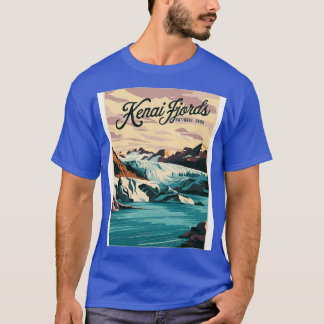 Parc national Retro Kenai Fjords TShirt