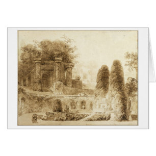 Parc romain avec Fontaine Jean-Honore Fragonard