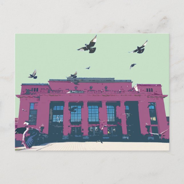 parc station :: la gare parc postcard (Front)