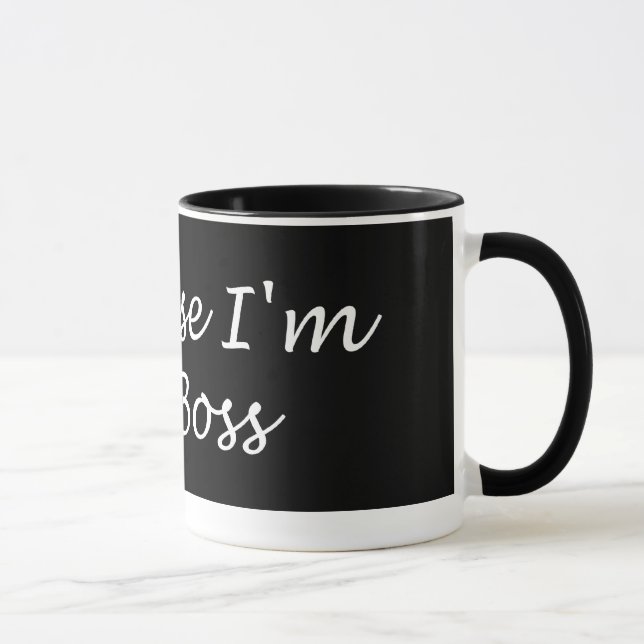 Parce que je suis le chef Mug (Droite)