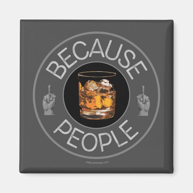 Parce que les gens (whisky) aimant (Devant)