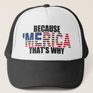 PARCE QUE 'MERICA QUI EST POURQUOI casquette de