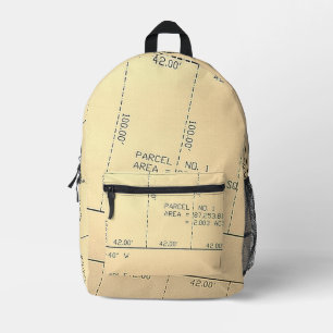 Parcel 1- Real Estate Theme (Neutral) Backpack