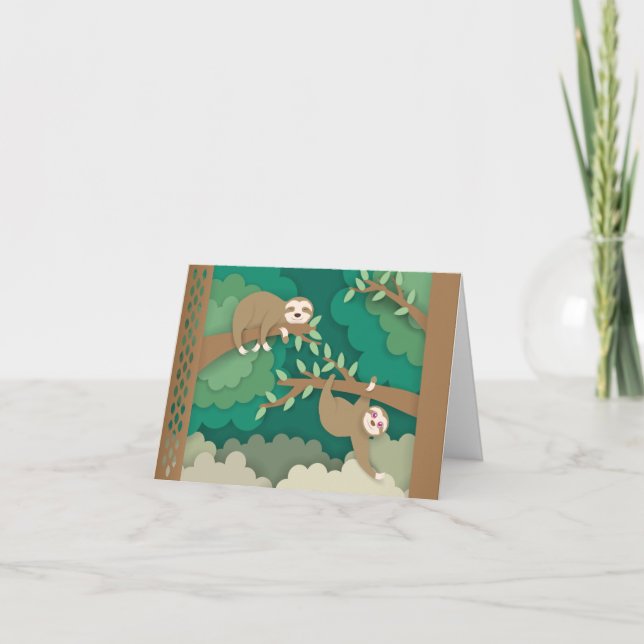Parcelles dans les arbres Papercut (Devant)