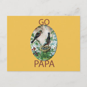 Parched Parents, Precious Chicks: A Nature's Story Postcard