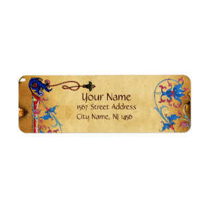 PARCHEMIN FLORAL FLORENTIN ANTIQUE DE MOTIFS