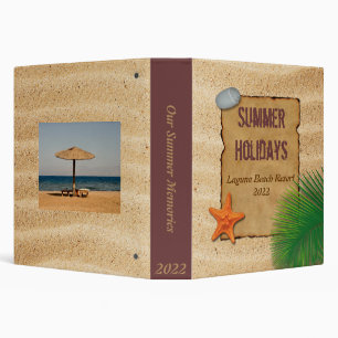 Parchemin sur sable - Souvenirs d'été Classeur de