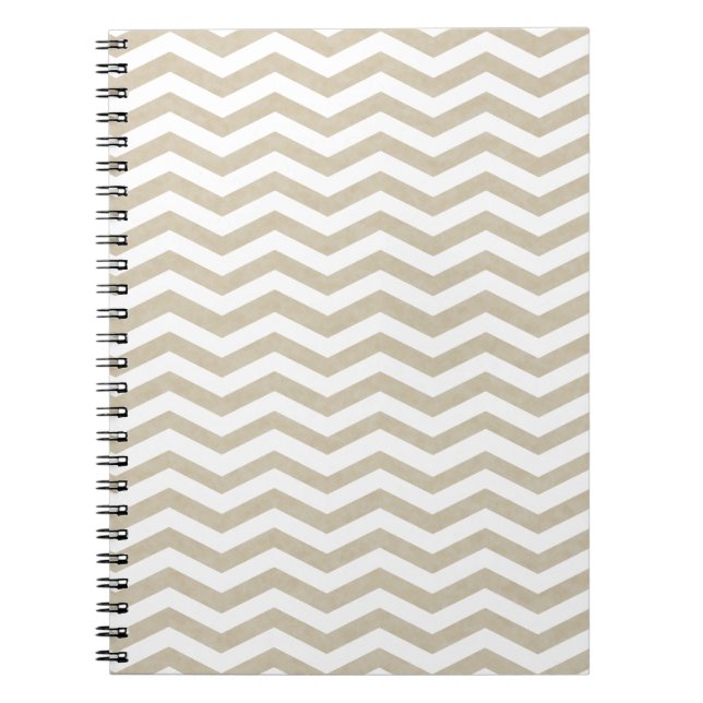 Parchment Chevron Notebook (Front)