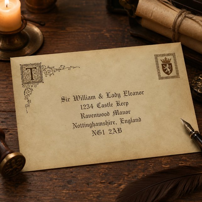 Parchment faux Medieval Envelopes (Creator Uploaded)