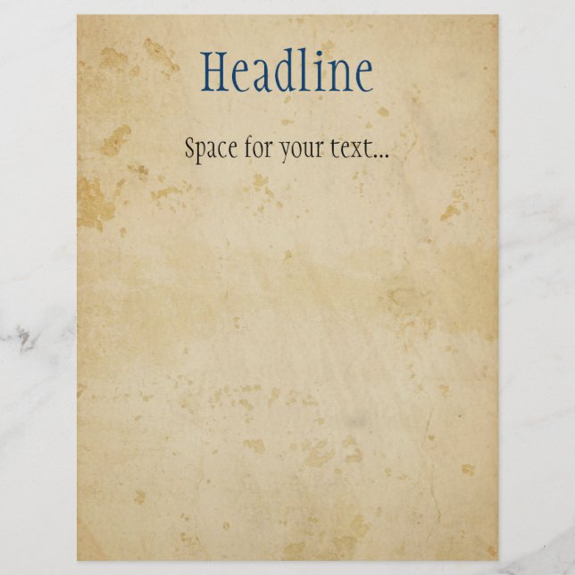 Parchment Flyer (Front)